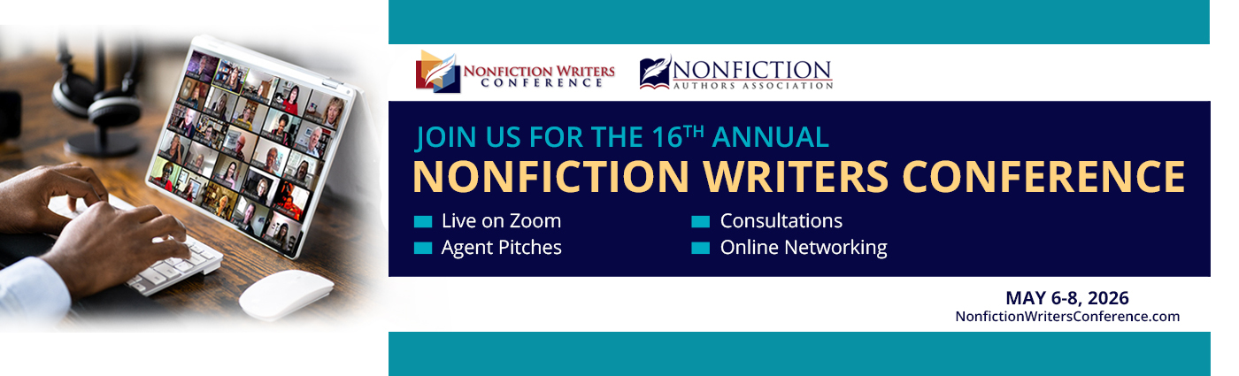 promotional image for Spring 2026 Nonfiction Writers Conference